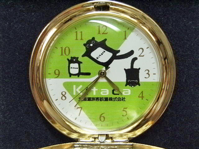 Kitacaのエゾモモンガ・ICOCAのイコちゃん 懐中時計: ぎょろ